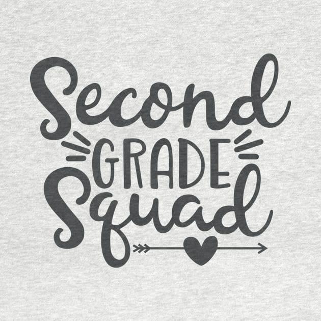 Second Grade Squad Funny Kids School Back to School by ThreadSupreme